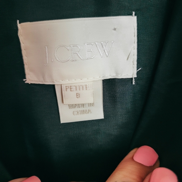 J. Crew pleated A-Line sleeveless silk dress - Picture 4 of 6